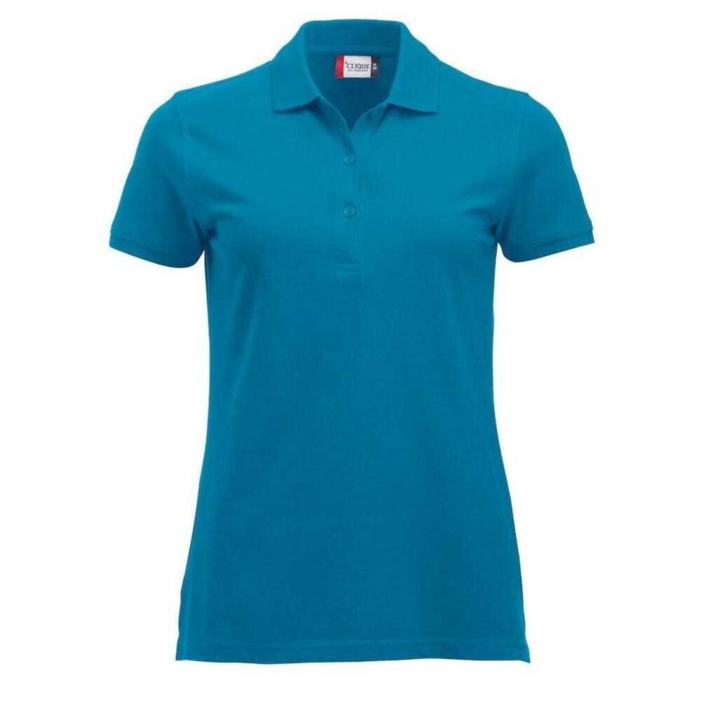 Clique Womens/Ladies Marion Polo Shirt / Turquoise